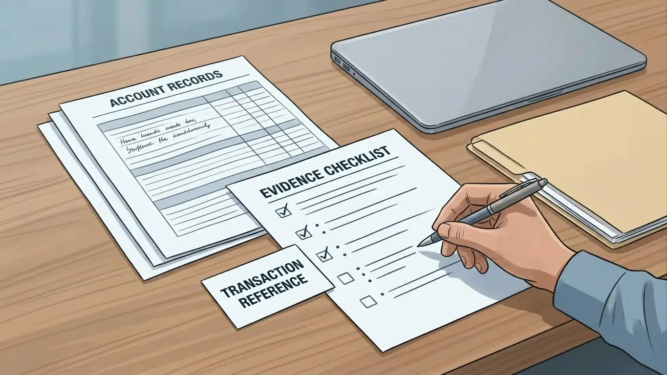 Account and transaction records for an unresolved former casino balance